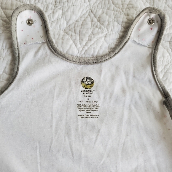 Nested Bean Classic Sleep Sack 100% Cotton Size Small 0-6 Months - Picture 8 of 15